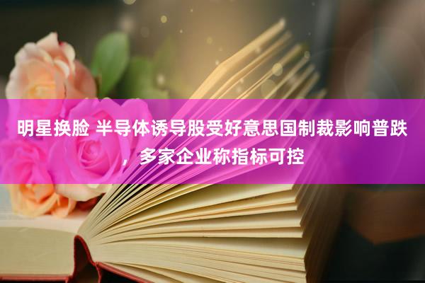 明星换脸 半导体诱导股受好意思国制裁影响普跌，多家企业称指标可控
